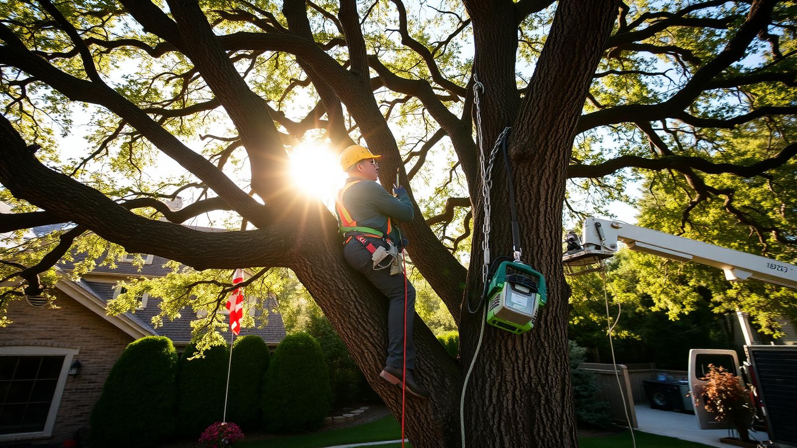 Tree Service Companies: professional setting representing industry-leading tree service company work.