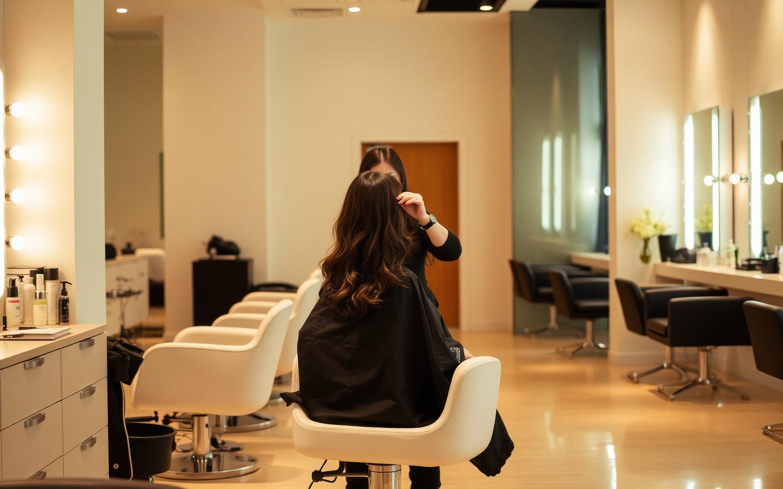 Luxury salon interior